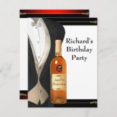 Mans to Perfect誕生日パーティー 招待状 (正面/裏面)