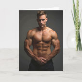 Manscape Greetings Card カード (正面)