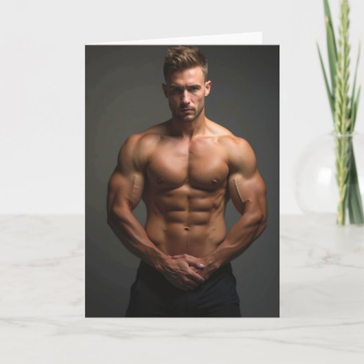 Manscape Greetings Card カード (正面)