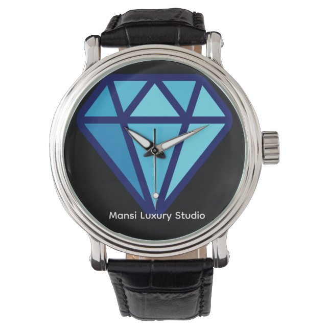 Mansi Luxury Studio Diamond Logo Smartwatch  腕時計 (正面)