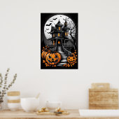 Mansion of Shadows, A Haboring Halloween Poster ポスター (キッチン)