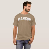 MANSON 80年代少年スターの友達 Tシャツ (正面フル)