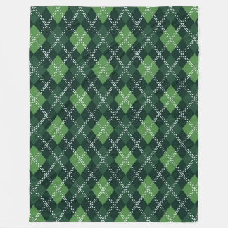 Manta Argyle フリースブランケット