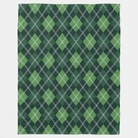 Manta Argyle フリースブランケット (正面)