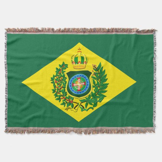 Manta Bandeira Imperial do Brasil スローブランケット (正面)