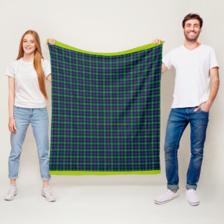 Manta estampado escocés フリースブランケット