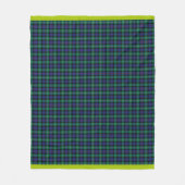 Manta estampado escocés フリースブランケット (正面)