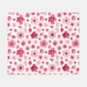 manta flores フリースブランケット (正面(横))