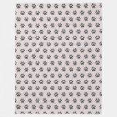 Manta grande con patas de gato フリースブランケット (正面)