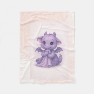 manta para bebe de baby dinosaurio フリースブランケット
