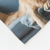 Manta personalizada con foto de perro フリースブランケット (角)