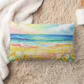 Manta playa de mi vida  ランバークッション (ブランケット)