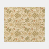 Manta Polar con Patrón Persa Elegante - Decoración フリースブランケット (正面(横))