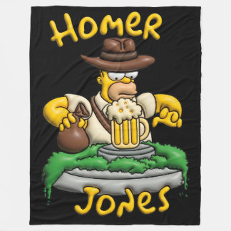 Manta Polar Diseño Homer Jones フリースブランケット