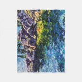 Manta Polar Imagen de mi obra arte Amanecer フリースブランケット (正面)