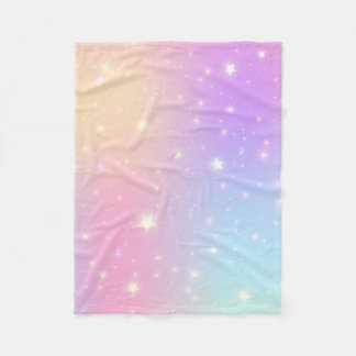 Manta polar Nublado Colores pasteles  フリースブランケット