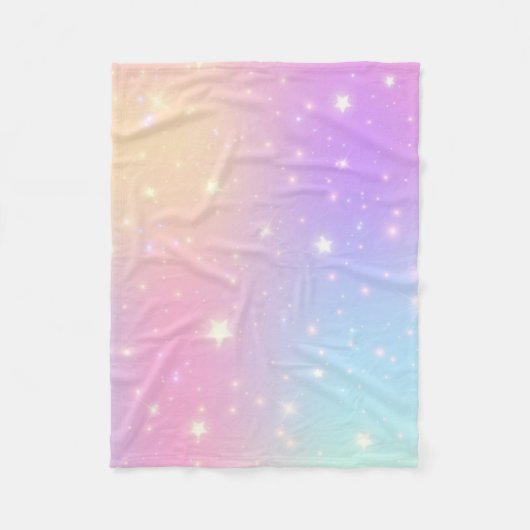 Manta polar Nublado Colores pasteles  フリースブランケット (正面)