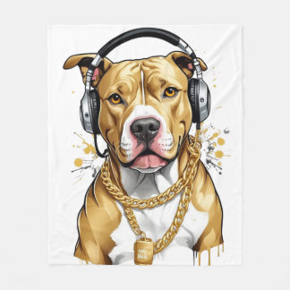 Manta polar perrito フリースブランケット