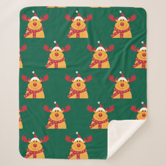 Manta Polar "Reno Nariz Roja" シェルパブランケット