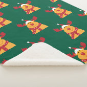 Manta Polar "Reno Nariz Roja" シェルパブランケット (3/4)