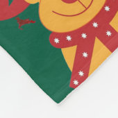 Manta Polar "Reno Nariz Roja" フリースブランケット (角)