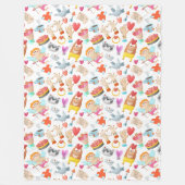 Manta polar San Valentín grande フリースブランケット (正面)