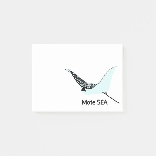 Manta Ray 4 x 3 ポストイット (正面)