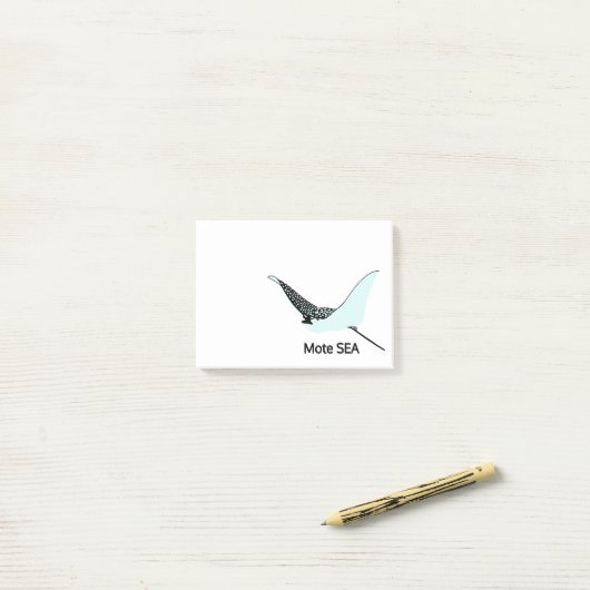 Manta Ray 4 x 3 ポストイット (デスク上)