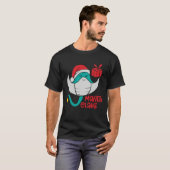 Manta Ray Santa Christmas Beach   Manta Claus Tシャツ (正面フル)