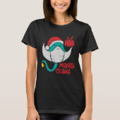 Manta Ray Santa Christmas Beach   Manta Claus Tシャツ (正面)