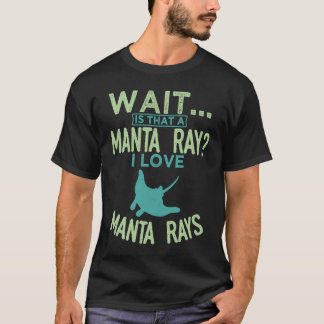 Manta Ray Stingray Fish Ocean Biologist I Love Man Tシャツ