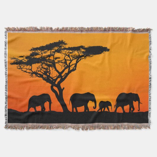 manta sabana africana, African savanna blanket スローブランケット (正面)