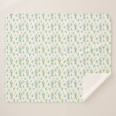 Manta Sherpa "Flores del Campo"  シェルパブランケット (正面(横))