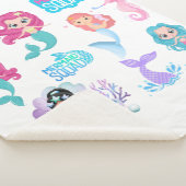 Manta sherpa infantil sirena シェルパブランケット (3/4)