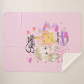 Manta sherpa princess シェルパブランケット (正面(横))