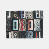 Manta vinilo 90s フリースブランケット (正面(横))