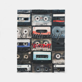 Manta vinilo 90s フリースブランケット