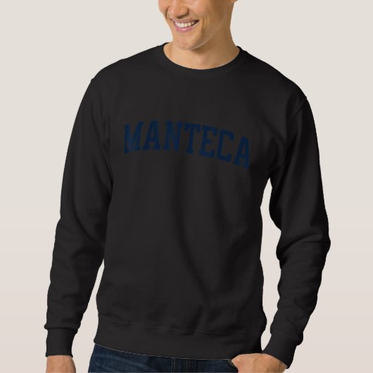 Manteca California Collegiate Style Varsity Block  スウェットシャツ (正面)