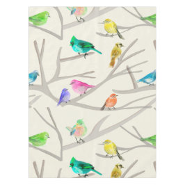 Mantel  Algodón, 52" x 70" Pájaros  テーブルクロス