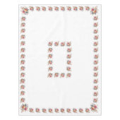 Mantel Blanco Flores para Celebrar テーブルクロス (正面)