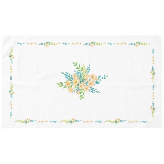 Mantel con diseño "Flores del campo" テーブルクロス (正面(横))