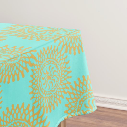 Mantel Mandala doré テーブルクロス (インサイチュ)