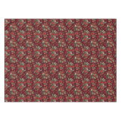 Mantel Navideño Flores de Navidad テーブルクロス (正面(横))