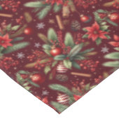 Mantel Navideño Flores de Navidad テーブルクロス (アングル)