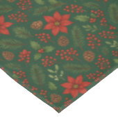 Mantel Navideño Poinsettia テーブルクロス (アングル)