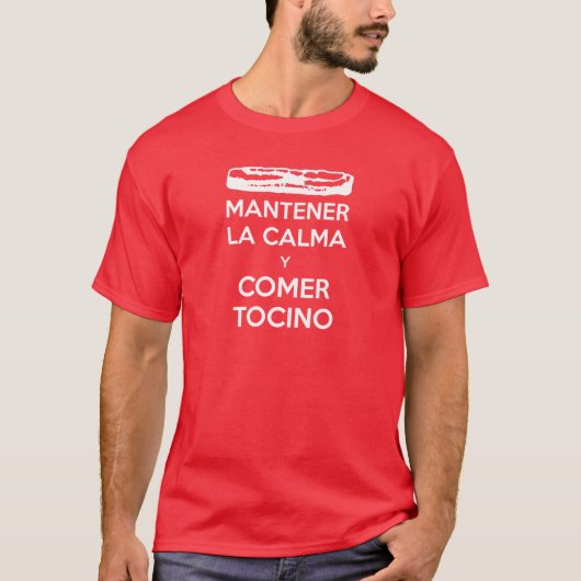 MantenerのLaのCalma yの参加者Tocino Tシャツ (正面)