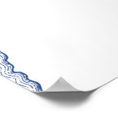 Manteo NCマップエレガントウェディングゲストブックポスター ポスター (角)