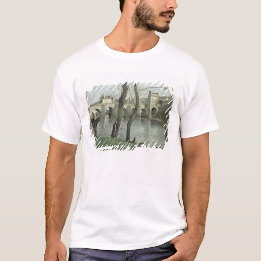 Mantesの橋 Tシャツ (正面)