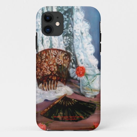 Mantilla española/Spanish mantilla Case-Mate iPhoneケース (裏面)