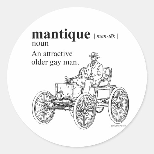 MANTIQUE ラウンドシール (正面)